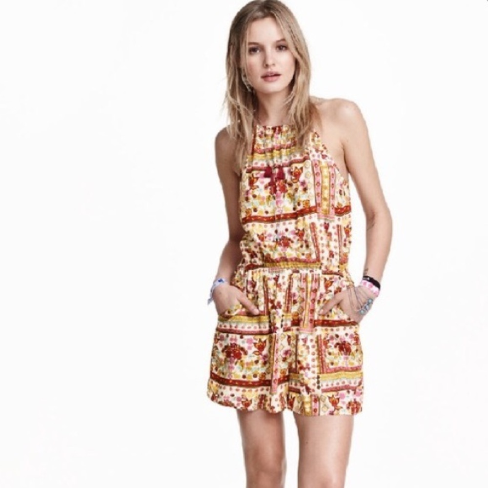 H&M Coachella Tribal Print Romper